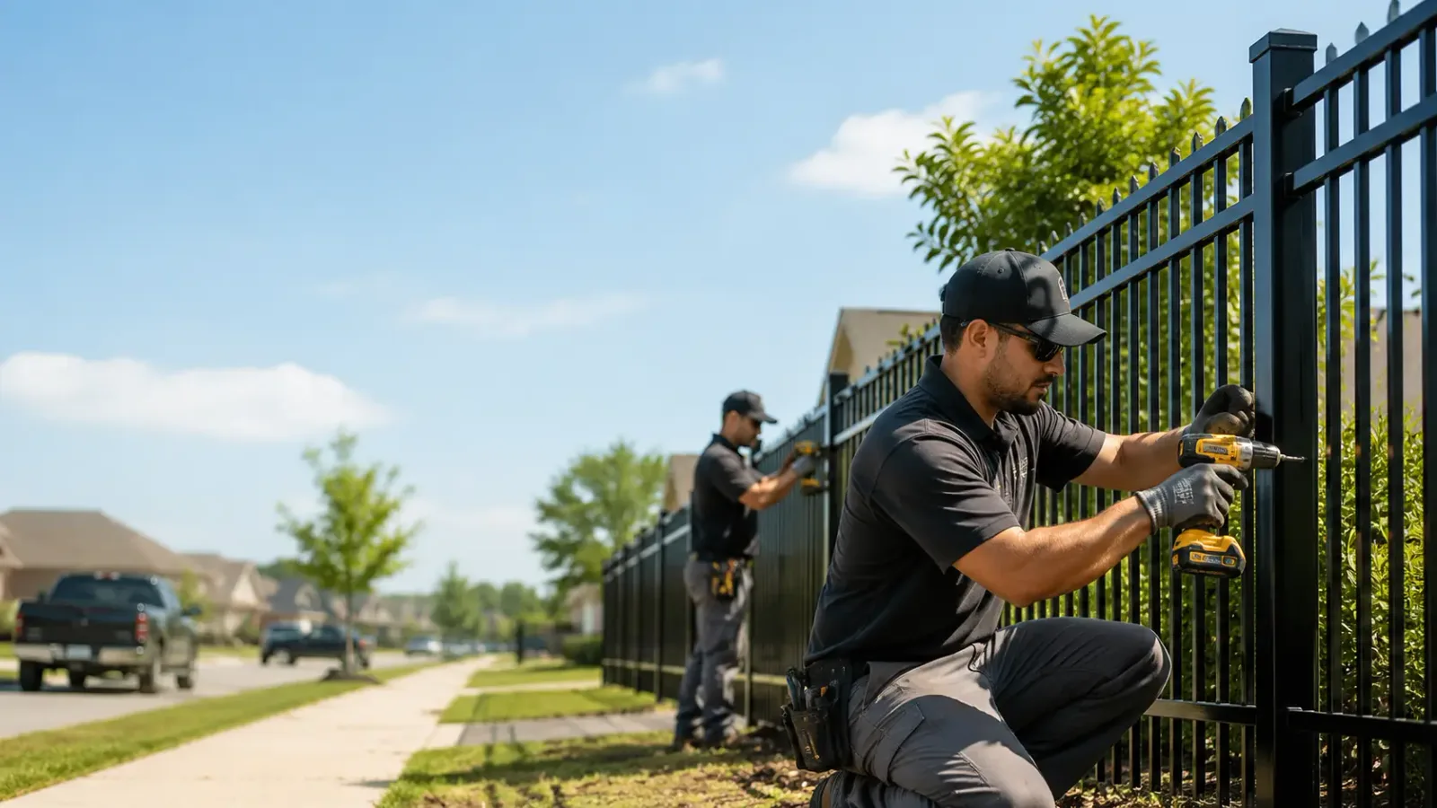 Metal Fence Installation in New Memphis, IL